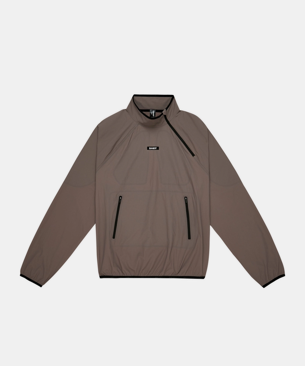 Men's Hitaishō™ Asymmetric Zip Pullover - Cocoa