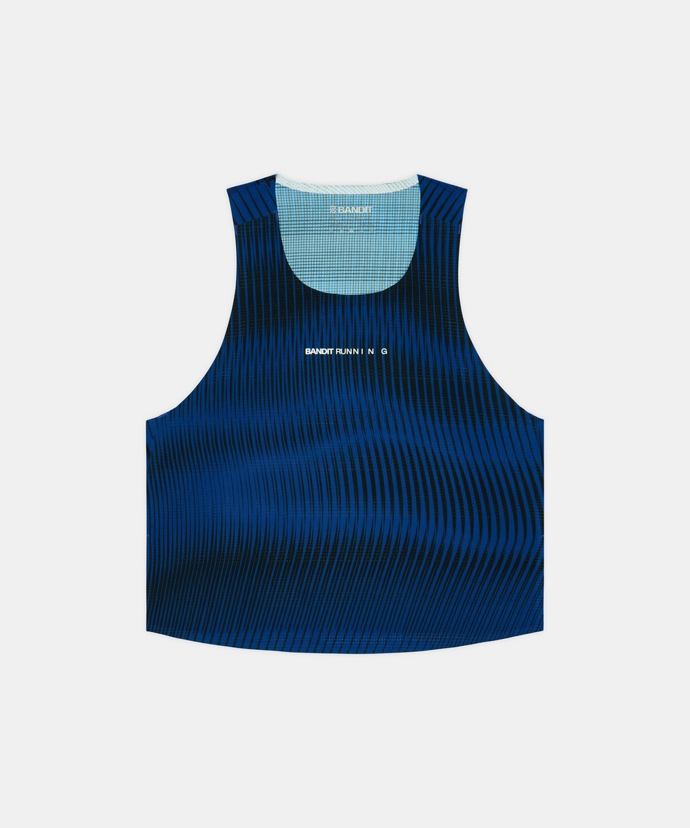 Women's CoolGrid™ Race Singlet - Bauhaus Blue